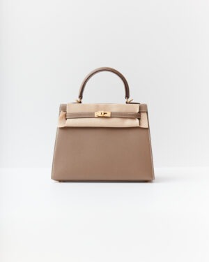 Hermès Kelly 25 Etoupe Epsom GHW