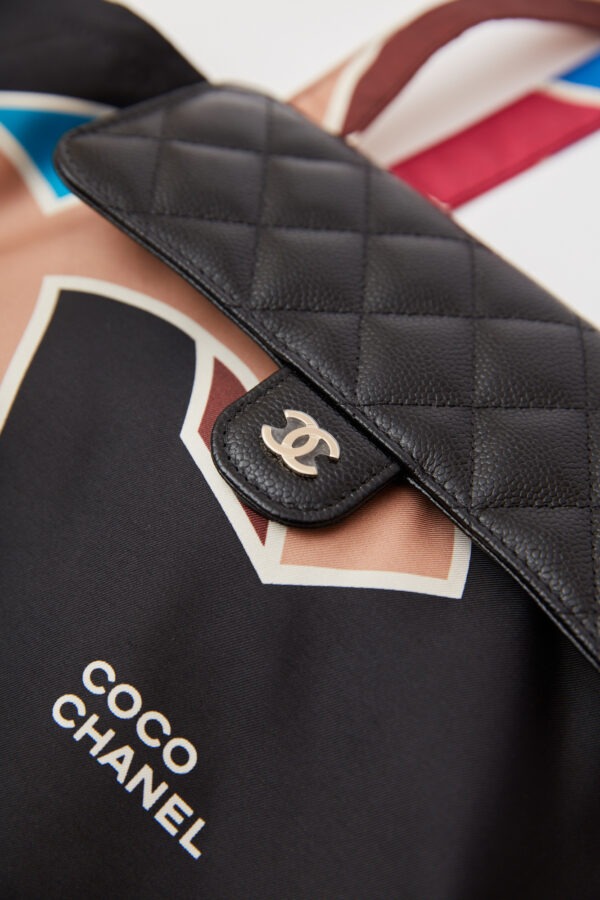 Chanel Foldable Tote Bag With Chain