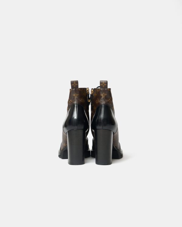 Louis Vuitton Star Trail Ankle Boots Patent Monogram 41