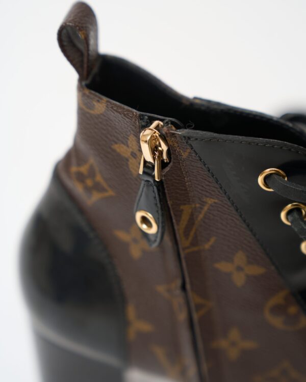 Louis Vuitton Star Trail Ankle Boots Patent Monogram 41