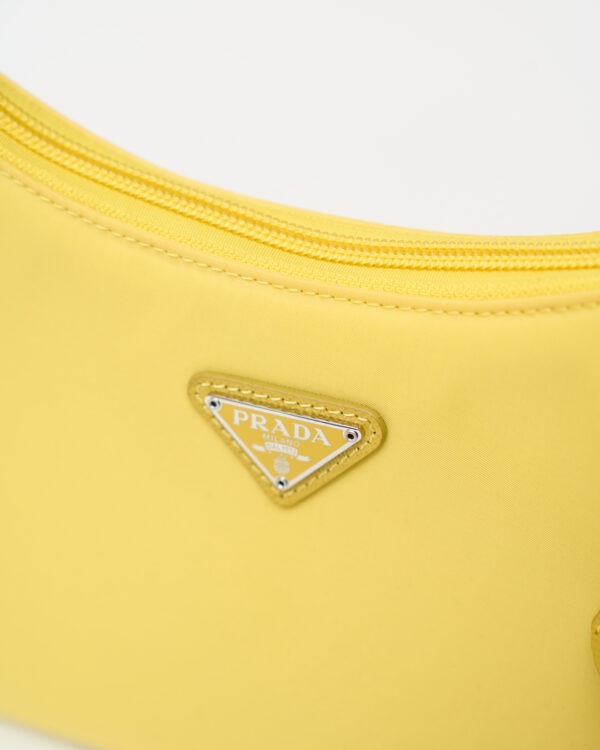 Prada Re-Edition 2000 Yellow Hobo Bag