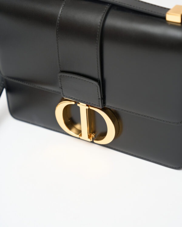 Dior Montaigne 30 Black Smooth Calfskin Bag