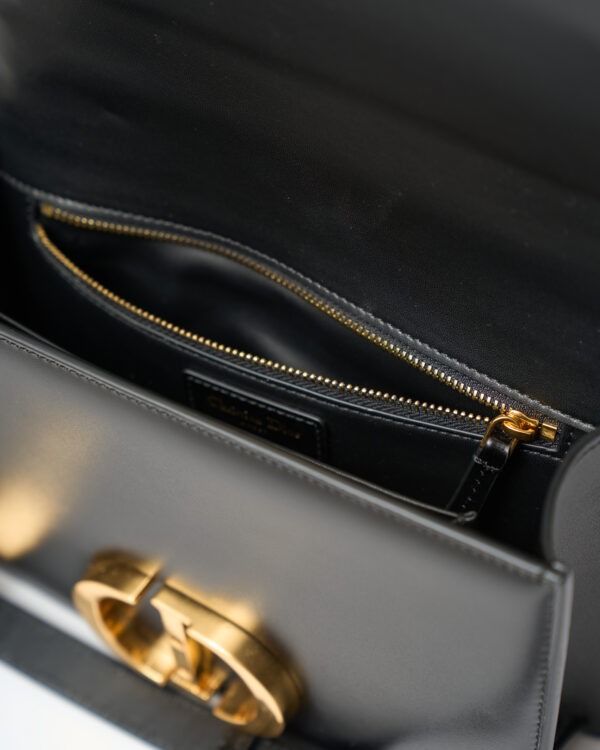 Dior Montaigne 30 Black Smooth Calfskin Bag