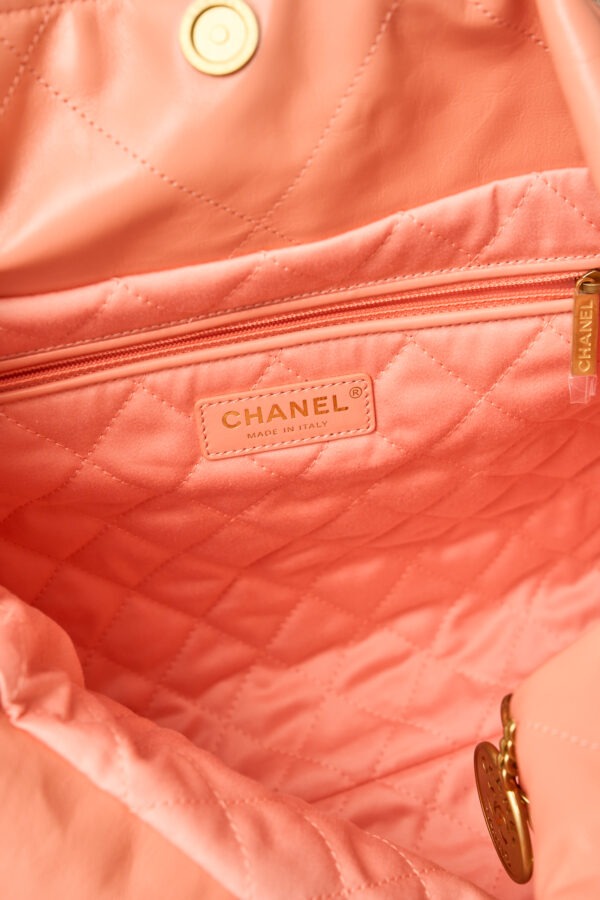 Chanel Chanel 22 Light Orange Lambskin GHW