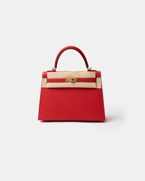 Hermès Kelly 25 Rouge de Coeur Epsom GHW