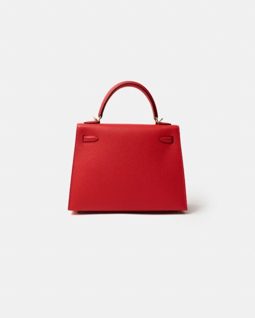 Hermès Kelly 25 Rouge de Coeur Epsom GHW