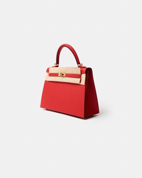 Hermès Kelly 25 Rouge de Coeur Epsom GHW