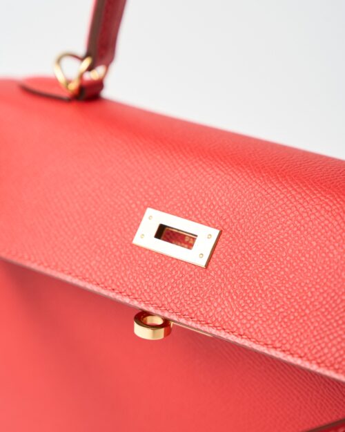 Hermès Kelly 25 Rouge de Coeur Epsom GHW