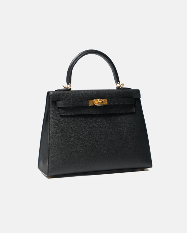 Hermès Kelly 25 Black Epsom Ghw - Image 3