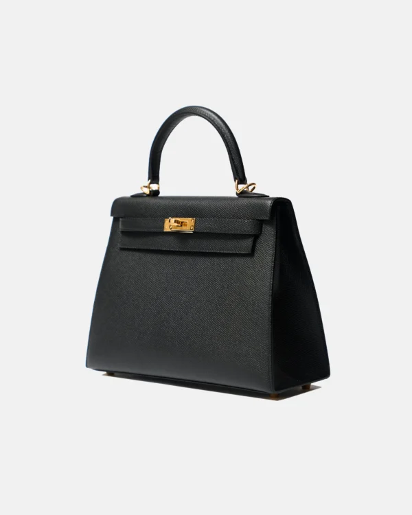 Hermès Kelly 25 Black Epsom Ghw - Image 7