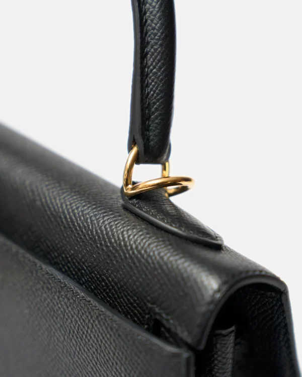 Hermès Kelly 25 Black Epsom Ghw - Image 11