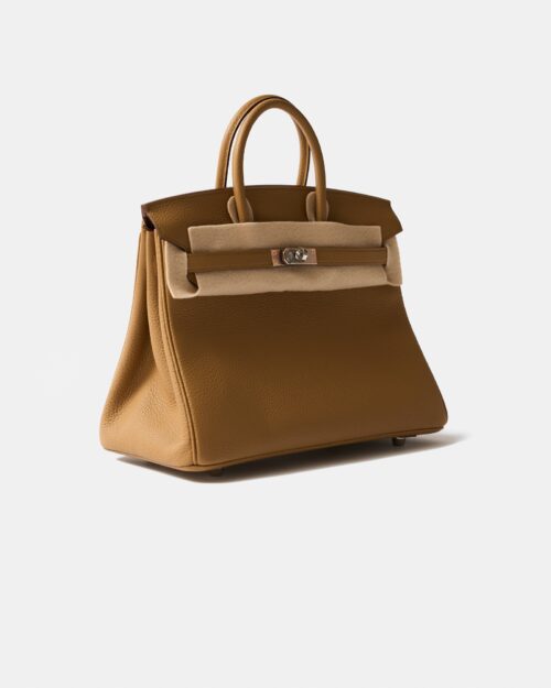 Hermès Birkin 25 Biscuit Togo PHW