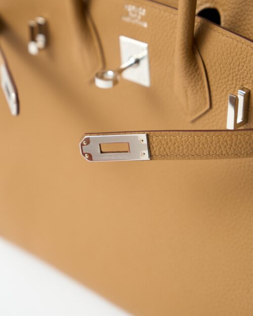 Hermès Birkin 25 Biscuit Togo PHW