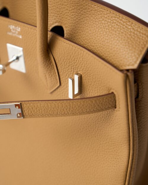 Hermès Birkin 25 Biscuit Togo PHW