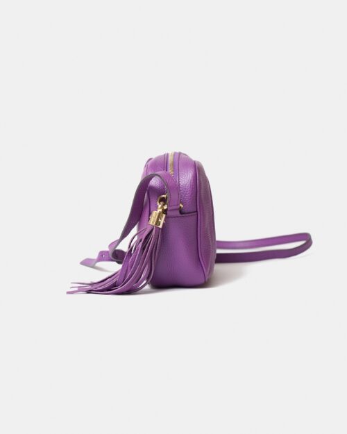 Gucci Soho Disco Purple Leather Bag