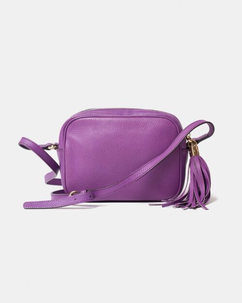 Gucci Soho Disco Purple Leather Bag