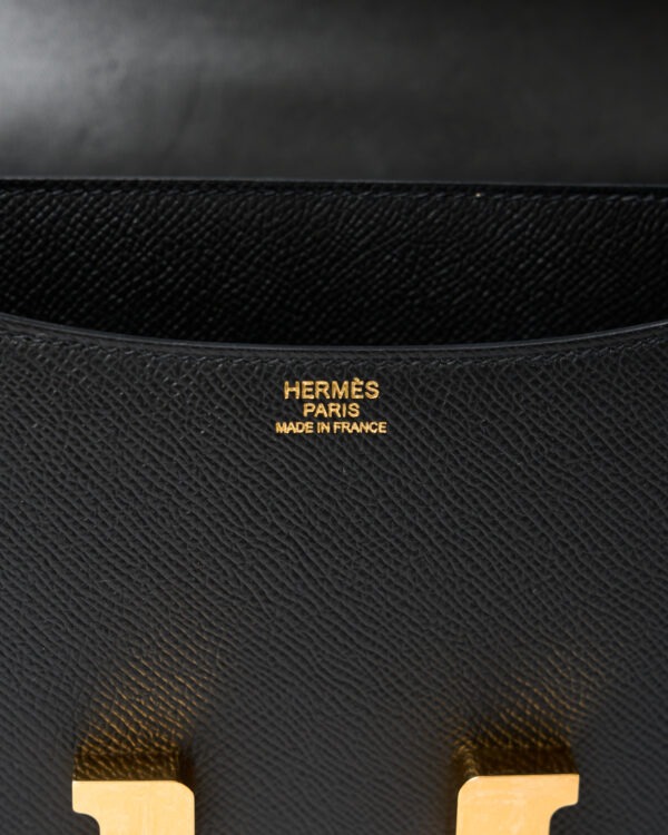 Hermès Constance 24 Black Epsom GHW
