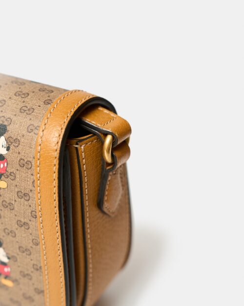 Gucci x Disney Shoulder BagMini GG Supreme Mickey Mouse Small Beige