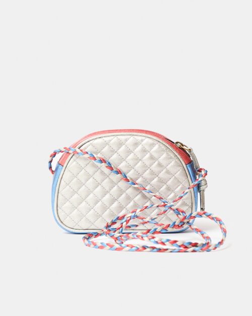 Gucci Mini Quilted Metallic Trapuntata Red Blue Bag