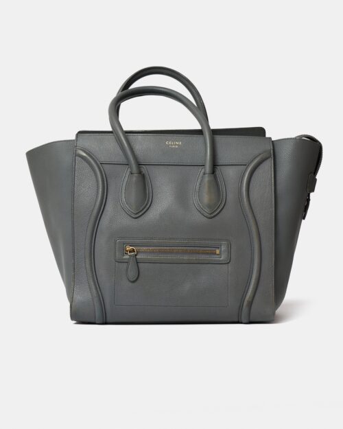 Celine Grey Mini Luggage Handbag