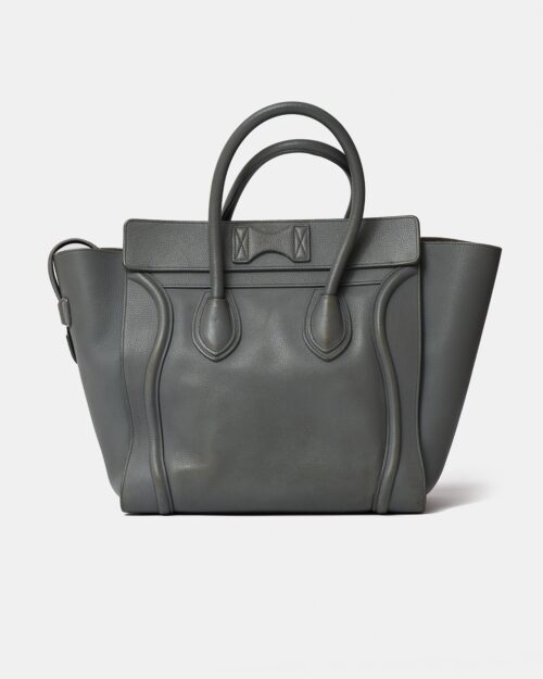 Celine Grey Mini Luggage Handbag