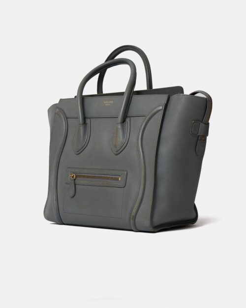 Celine Grey Mini Luggage Handbag