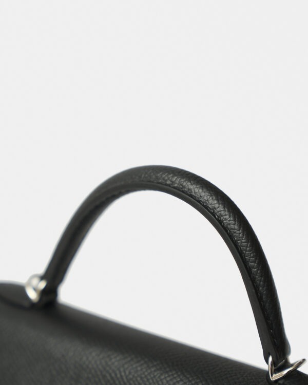 Hermès Mini Kelly 20 Black Epsom PHW
