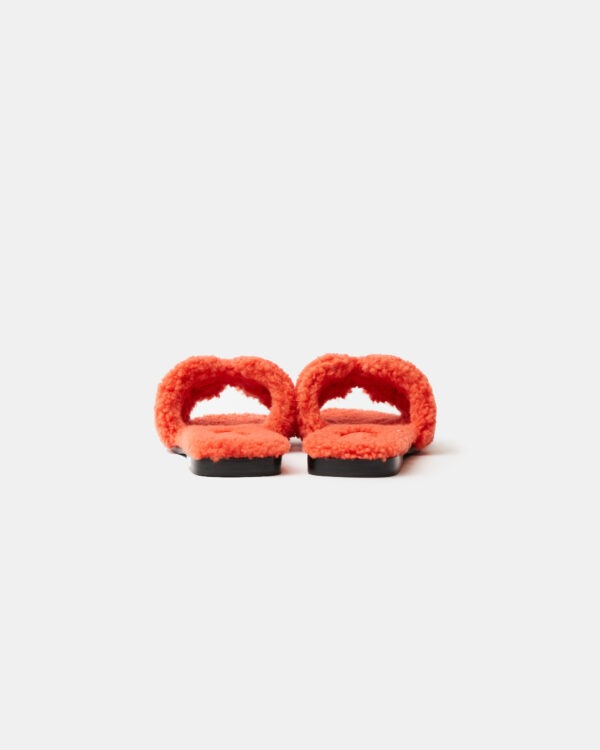 Hermès Oran Peau Lainee Orange Sandals
