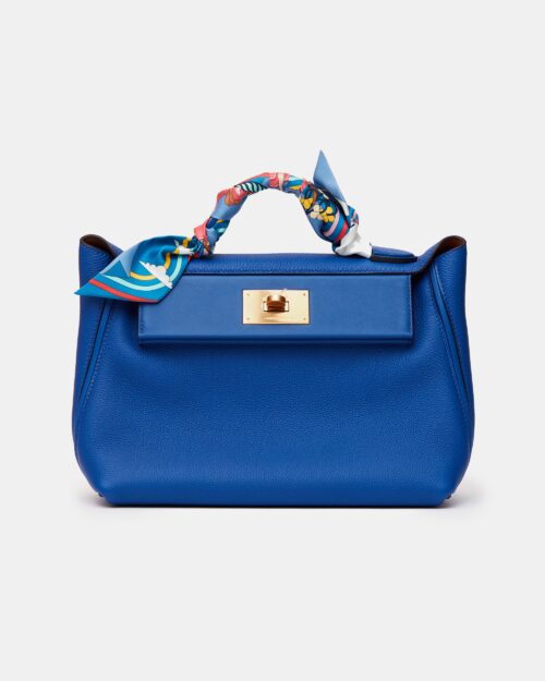 Hermès 24/24 29 Royal Blue Fauve GHW