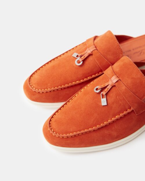 Charms Walk Babouche Orange Loafers