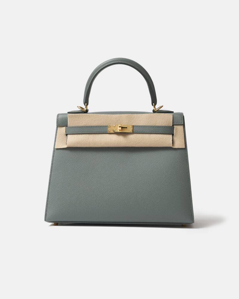 Hermès Kelly 25 Vert Amande Epsom GHW