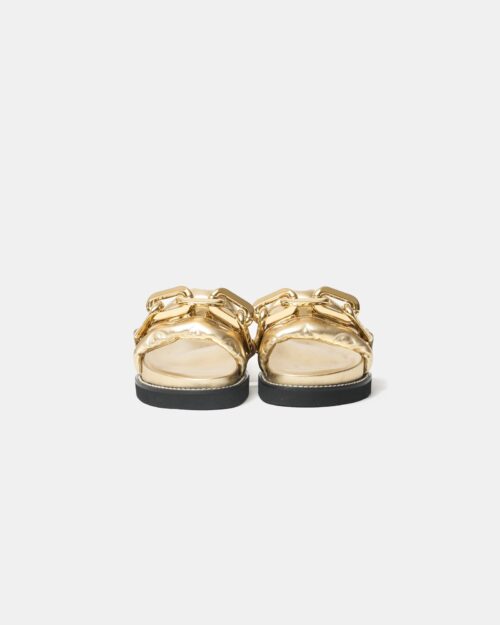 Louis Vuitton Sunset Flat Comfort Mules Gold