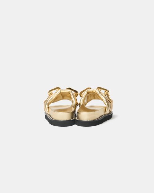 Louis Vuitton Sunset Flat Comfort Mules Gold