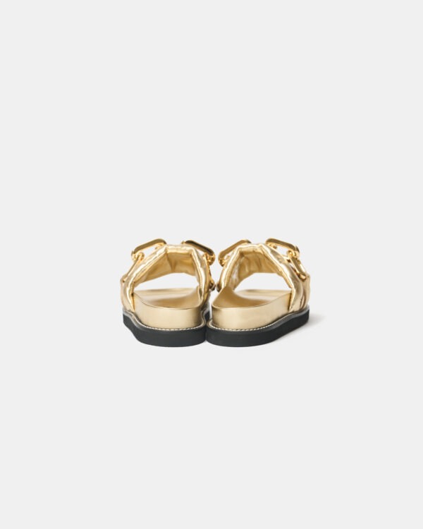 Louis Vuitton Sunset Flat Comfort Mules Gold
