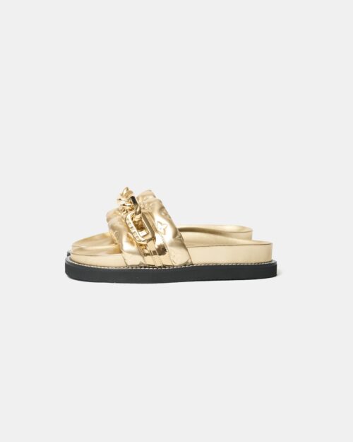 Louis Vuitton Sunset Flat Comfort Mules Gold