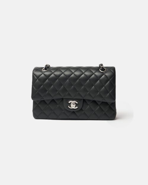 Chanel Classic Medium Black Lambskin PHW