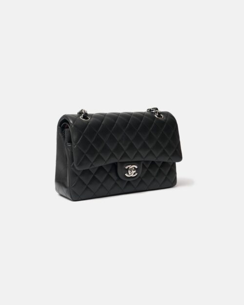 Chanel Classic Medium Black Lambskin PHW