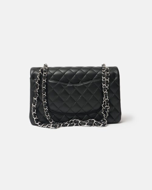 Chanel Classic Medium Black Lambskin PHW