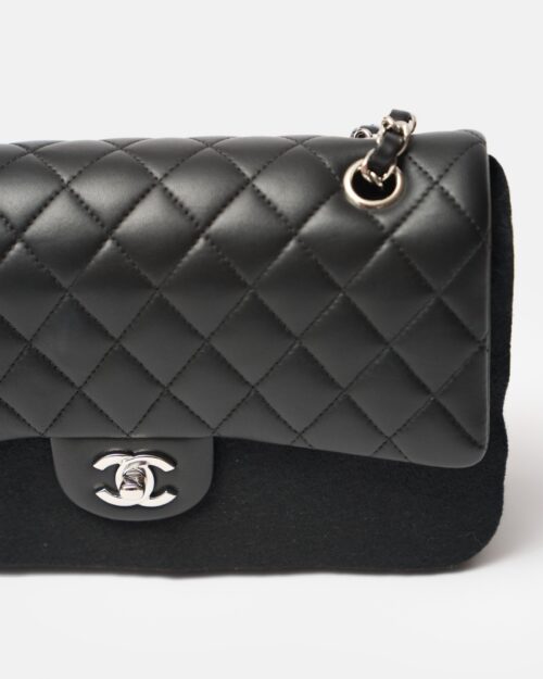 Chanel Classic Medium Black Lambskin PHW