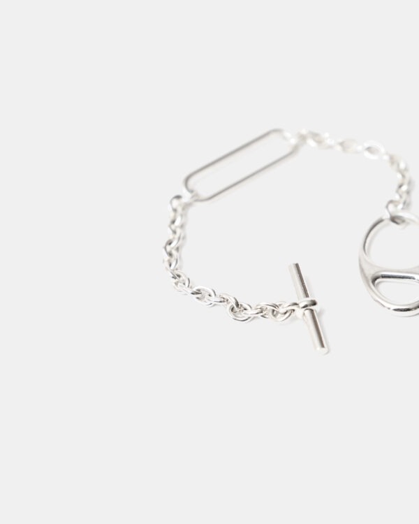Hermès Silver Chain Bracelet