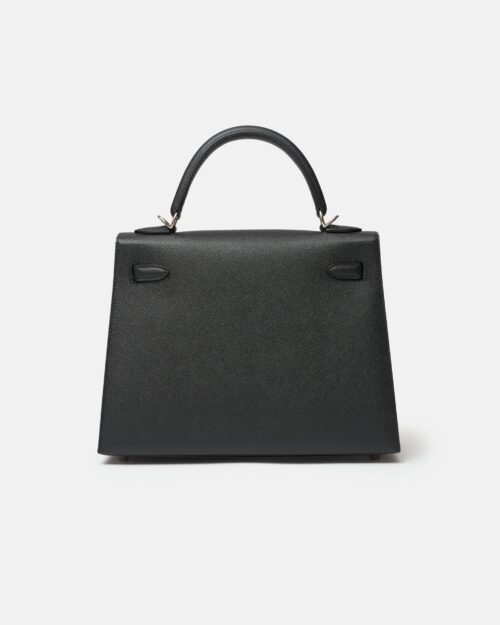 Hermès Kelly 25 Black Epsom PHW