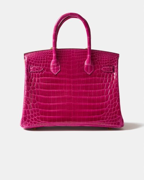 Hermès Birkin 30 Rose Scheherezade Crocodile GHW