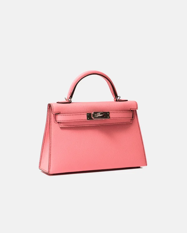 Hermès Mini Kelly 20 Bubblegum Epsom Phw - Image 14