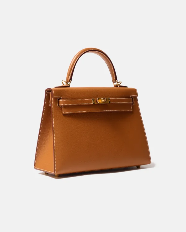 Hermès Kelly 25 Gold Epsom GHW - Image 3