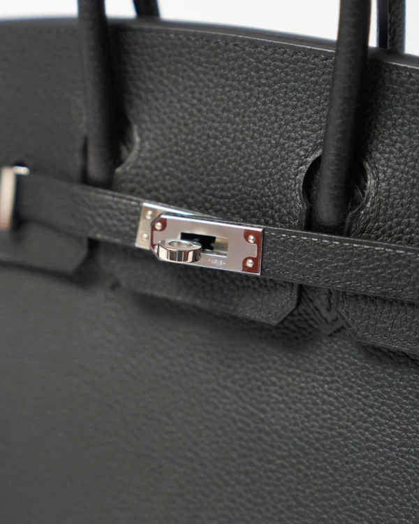 Hermès Birkin 25 Black Togo PHW - Image 9