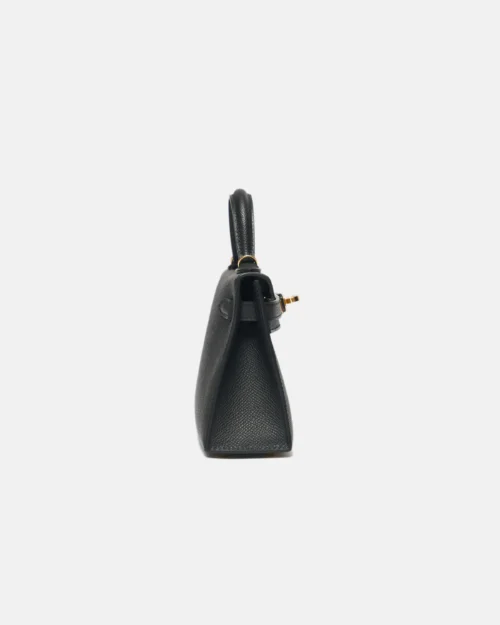 Hermès Mini Kelly 20 Black Epsom Ghw