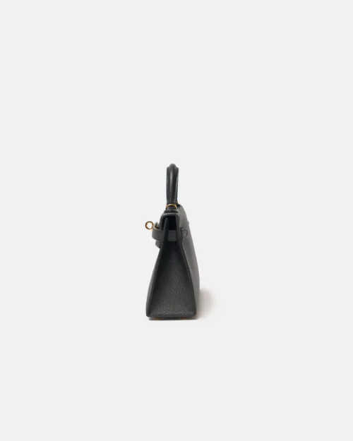 Hermès Kelly 20 Black Epsom PHW