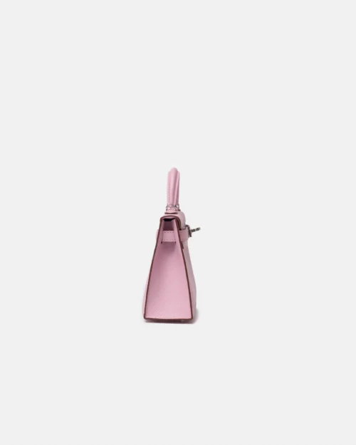 Hermès Mini Kelly 20 Mauve Sylvestre Epsom PHW