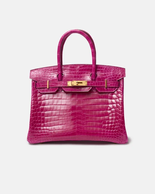 Hermès Birkin 30 Rose Scheherezade Crocodile GHW
