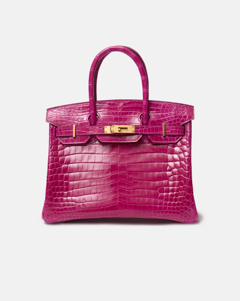 Hermès Birkin 30 Rose Scheherezade Crocodile GHW
